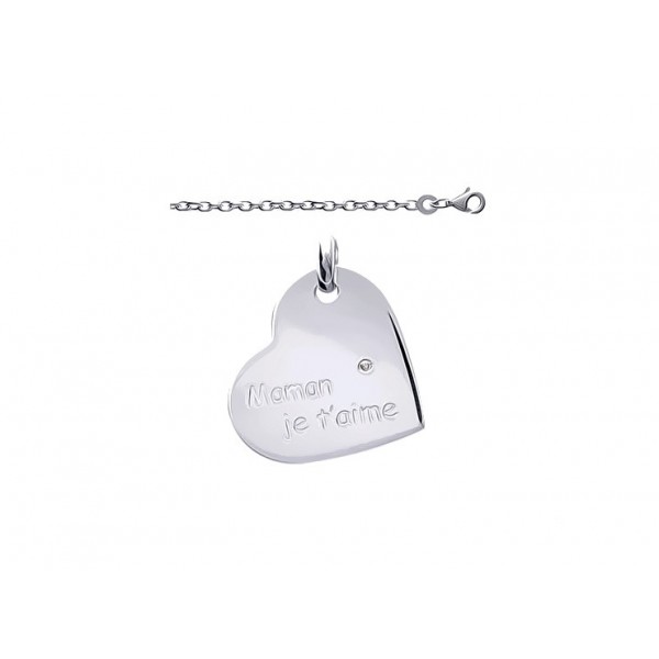 Bracelet Maman Je t'Aime et Pierre Bracelet Maman Je t'Aime et Pierre