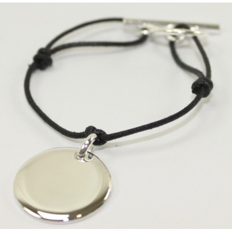 Bracelet Personnalisé Médaille & Fermoir