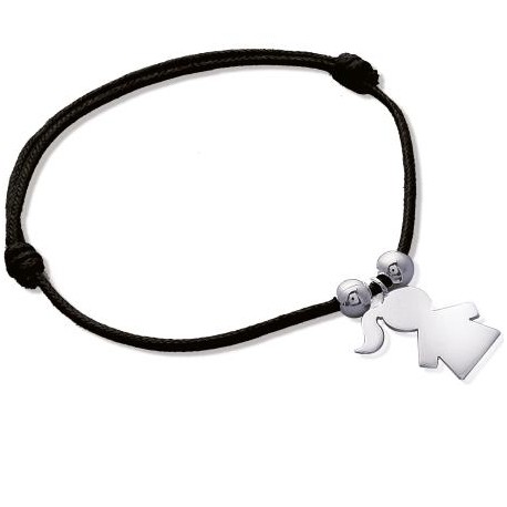 bracelet personnalisé cherubin fille argent pas cher