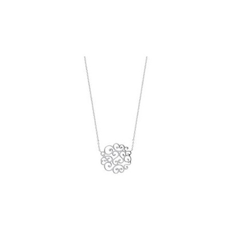 Collier arabesque argent