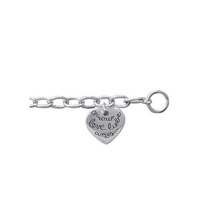 Bracelet Coeur Love, Amour... Bracelet Coeur Love, Amour...