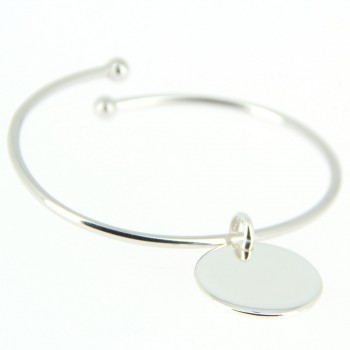 Bracelet jonc en argent 