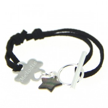 bracelet personalisé argent