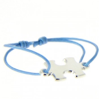 bracelet cordon enfant personnalisé puzzle