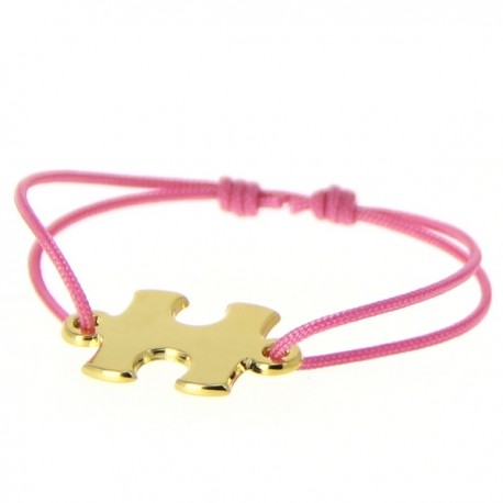 bracelet cordon enfant personnalisé puzzle