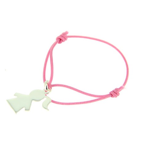 Bracelet gravé medaille bébé