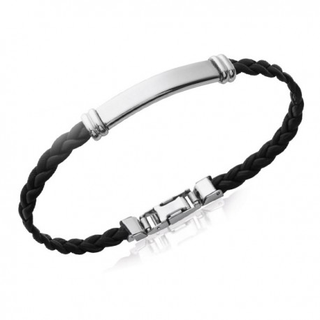 Bracelet acier fin tressé Bracelet acier fin tressé