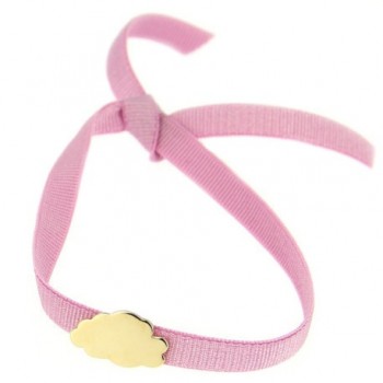 Bracelet personnalisé élastique médaille Nuage