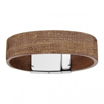 Bracelet cuir vieilli