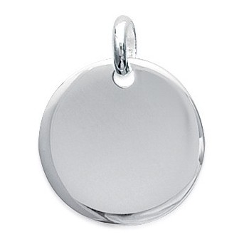 Pendentif Rond Argent925 Rhodié