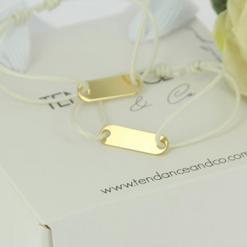 Bracelet personnalisé mariés