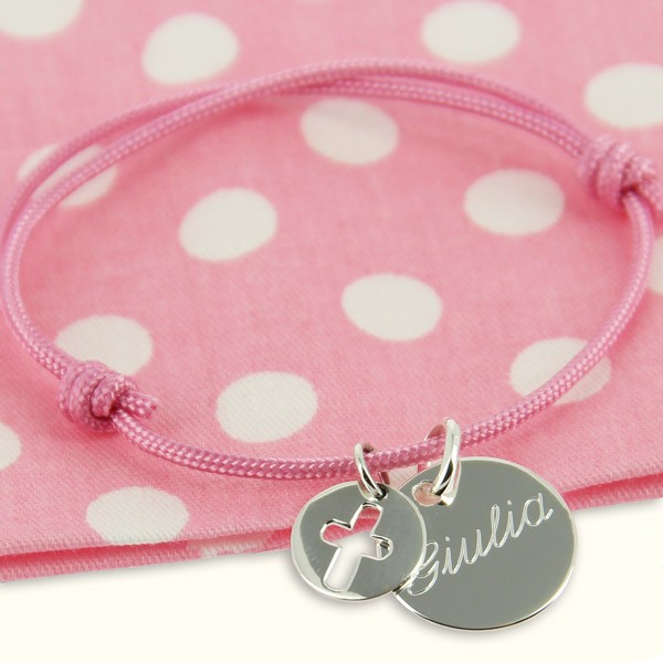 Bracelet médaille croix argent Bracelet médaille croix argent