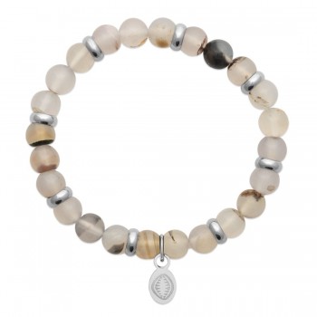 Bracelet onyx blanc