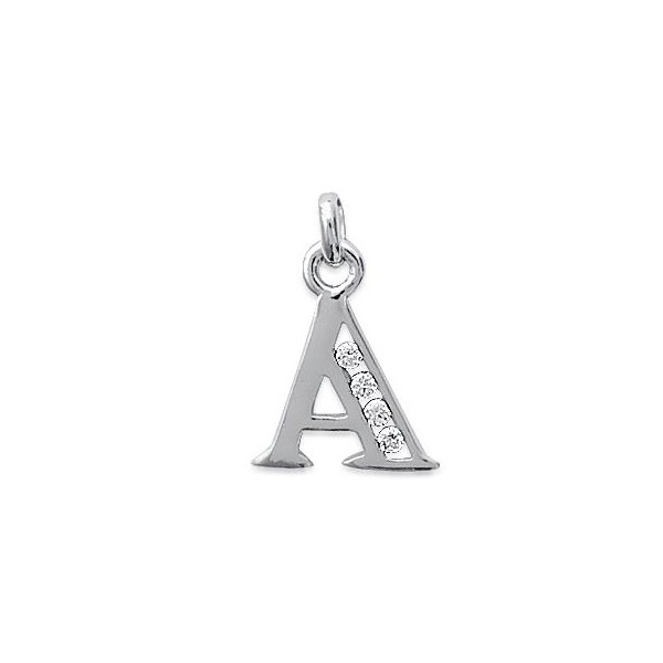 Pendentif Lettre A argent et oz