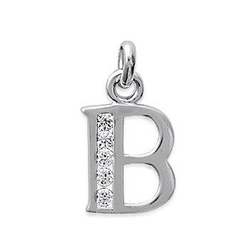 Pendentif Lettre B argent et oz