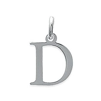 Pendentif Lettre D - Argent 925