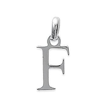 Pendentif Lettre F - Argent 925