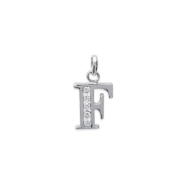 Pendentif Lettre F argent et oz