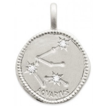 Pendentif signe astrologique verseau