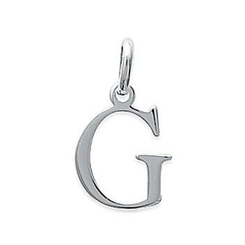 Pendentif Lettre G - Argent 925