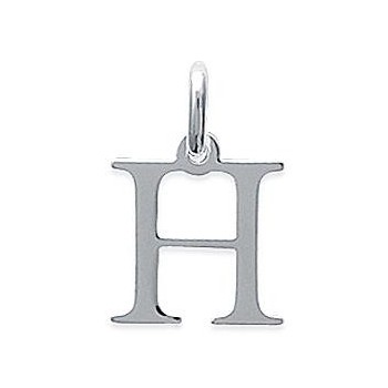 Pendentif Lettre H argent