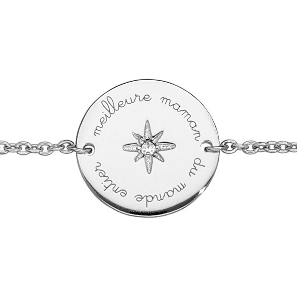 Bracelet maman argent