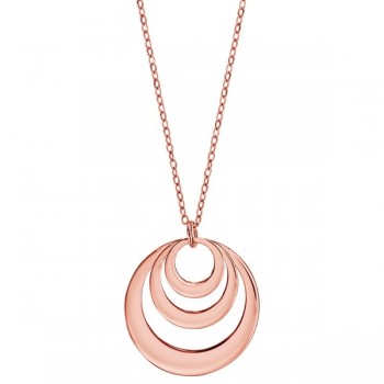 Collier Personnalisé 3 Prénoms Plaqué Or Rose