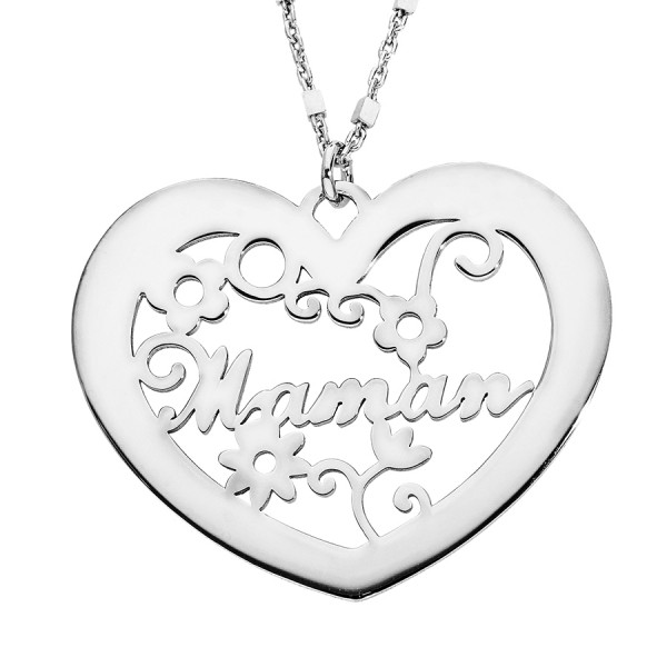 Pendentif future maman argent Famoso