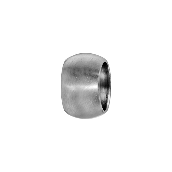 Charms Acier Bombé Lisse Gris Charms Acier Bombé Lisse Gris