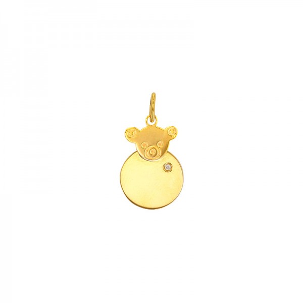 Pendentif Ourson Or 9 carats Pendentif Ourson Or 9 carats