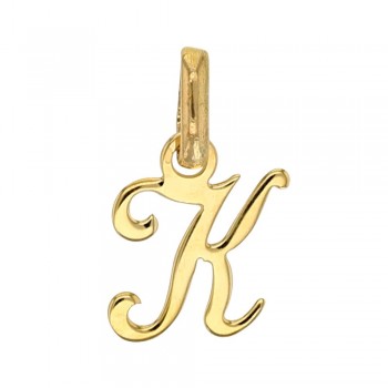 Pendentif Lettre K Or 18 carats