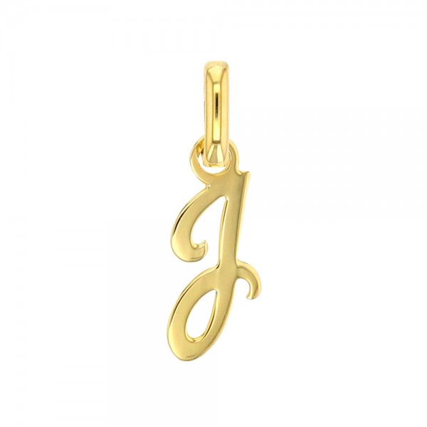 Pendentif Lettre J Or 18 carats Pendentif Lettre J Or 18 carats