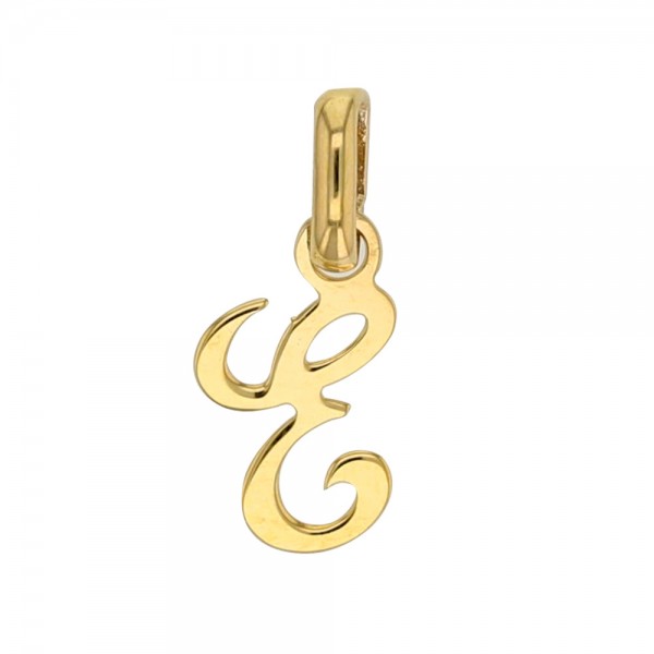 Pendentif Lettre E Or 18 carats Pendentif Lettre E Or 18 carats