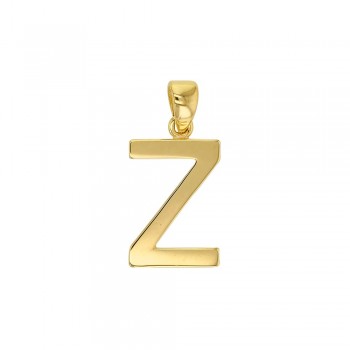 Pendentif Lettre Z Or 9 carats