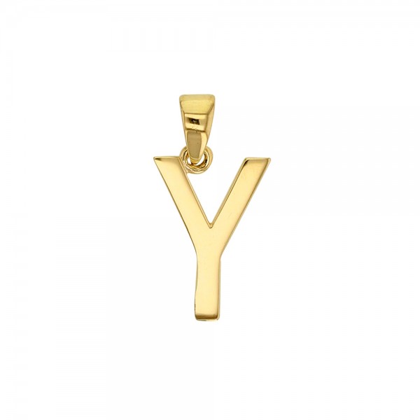 Pendentif Lettre Y Or 9 carats Pendentif Lettre Y Or 9 carats