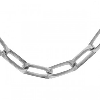 Collier Grosse Maille Argent 55cm