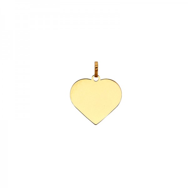 Pendentif coeur or