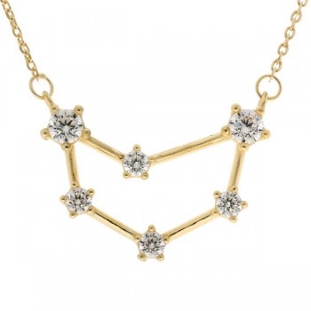 Collier Constellation Argent Doré