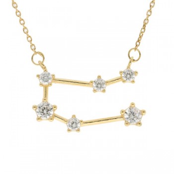 Collier Constellation Argent Doré