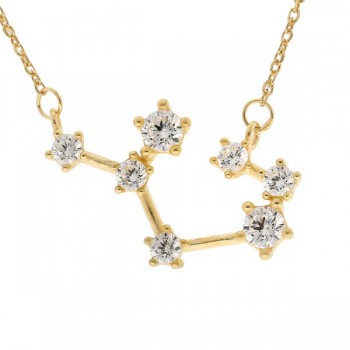 Collier Constellation Argent Doré