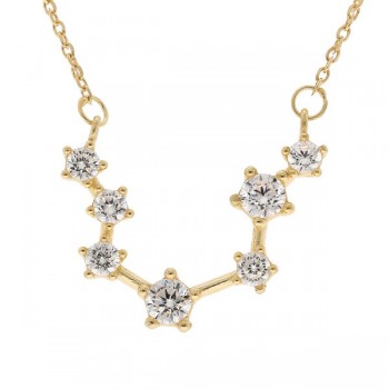 Collier Constellation Argent Doré