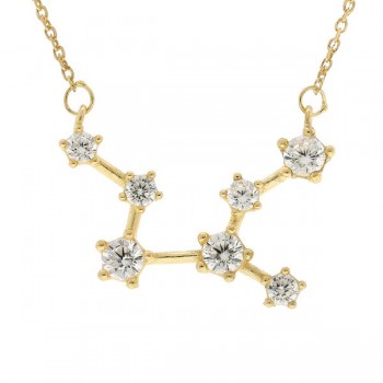 Collier Constellation Argent Doré