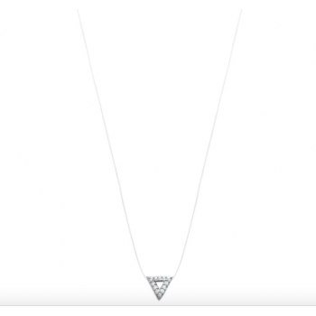 Collier transparent triangle OZ