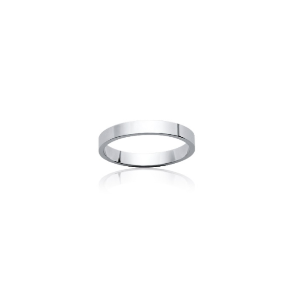 Bague alliance homme argent 3mm