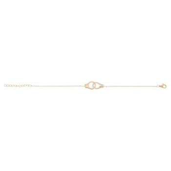 Bracelet Menottes Plaqué Or