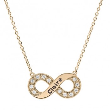 Collier Infini Femme Plaqué Or