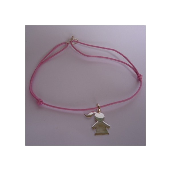 Bracelet gravé medaille bébé