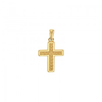 Pendentif croix or 18 carats