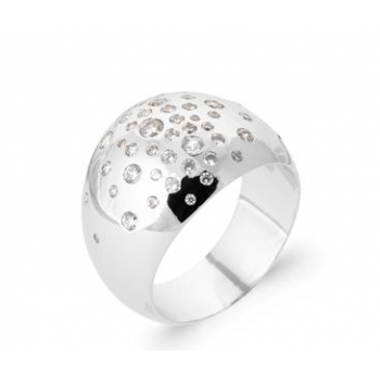 Bague tendance Argent et oxydes