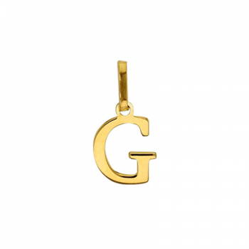 Pendentif Lettre G Or 9 carats